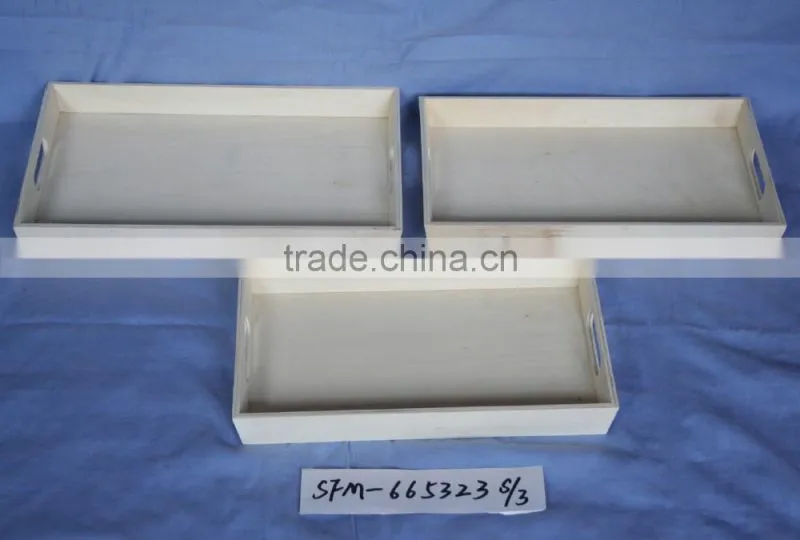 Portable antique small wooden tray for plants with 7 years experience