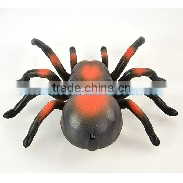 Simulation 360 turn rc spide plastic insect toy infrared insect model
