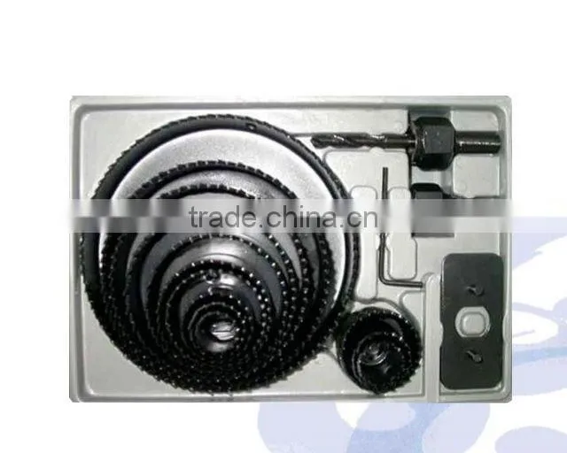 17pcs Steel Hole Saw Set for Woodworking Tools