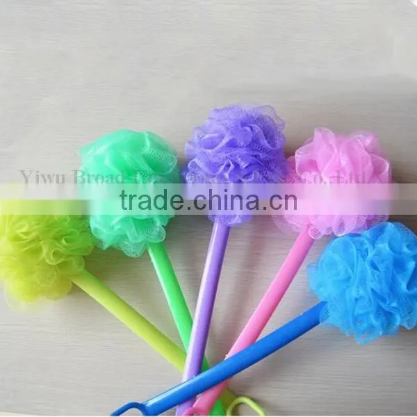Mesh Bath Sponge Massage Bath Scrub With Handle
