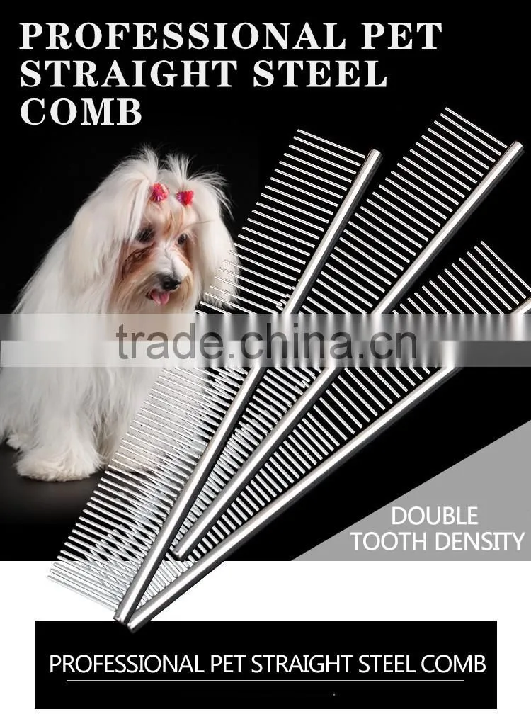 Dog Comb Pet Comb Metal Lice Comb For Grooming
