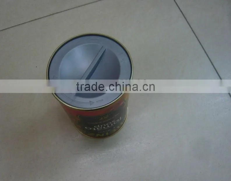 Metal Safe Can with easy open lid