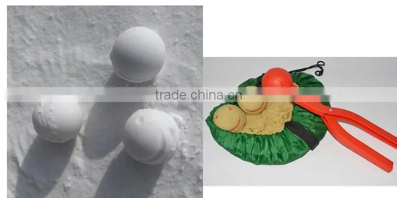 2016 Smiley Snow Slinger Snowball machine maker,plastic snowball thrower winter toys christamas snowball maker with smiley happy