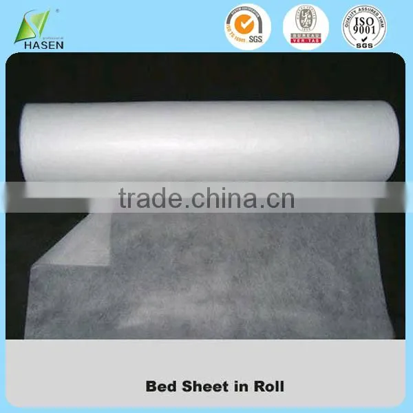 China supply nonwoven fabric hospital used bedsheets