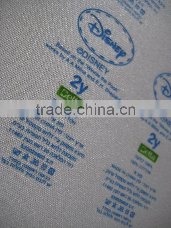 eco-friendly heat transfer labels for lycra