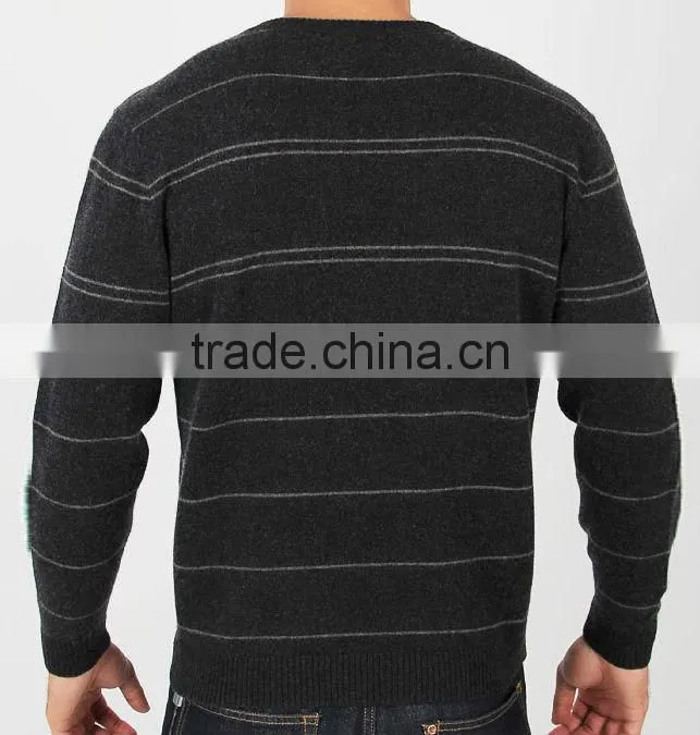 The 2013 manufacturers Men striped mature cashmere pullover