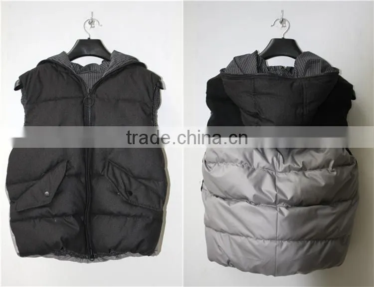 2014-2015 new fashion men's winter woolen coat men fashion waistcoat