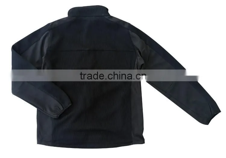 Mens good price bodkin knitted coat windproof polyester jacket
