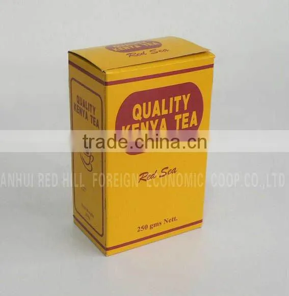 paper red tea packaging box