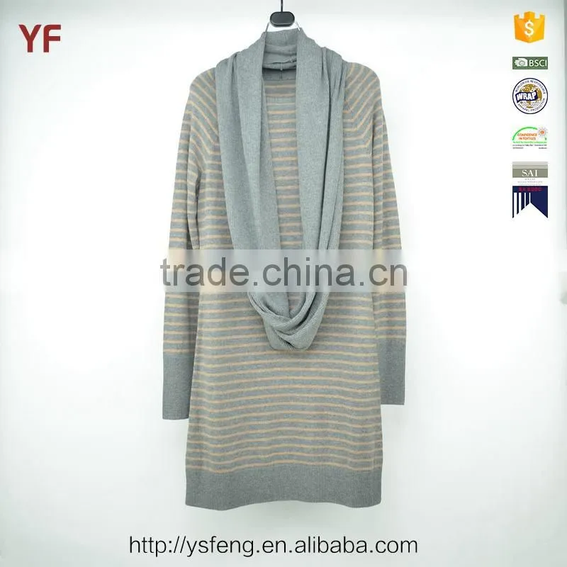 Long Sleeve Maxi Winter Sweater Designer One Piece Maxi Dress