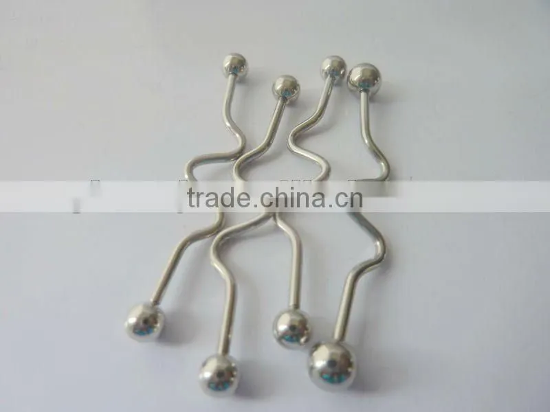 Barbeel Personalized Tongue Rings Body Piercing Jewelry