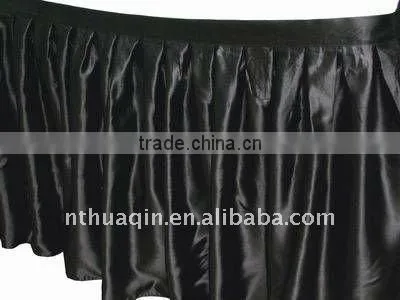 Satin table skirting elegant table skirting table skirts for wedding
