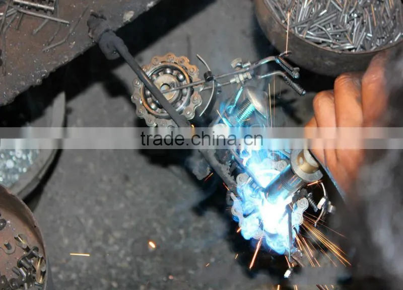 Handmade Metal Motorcycle Model Iron Craft Decoration & Gift New