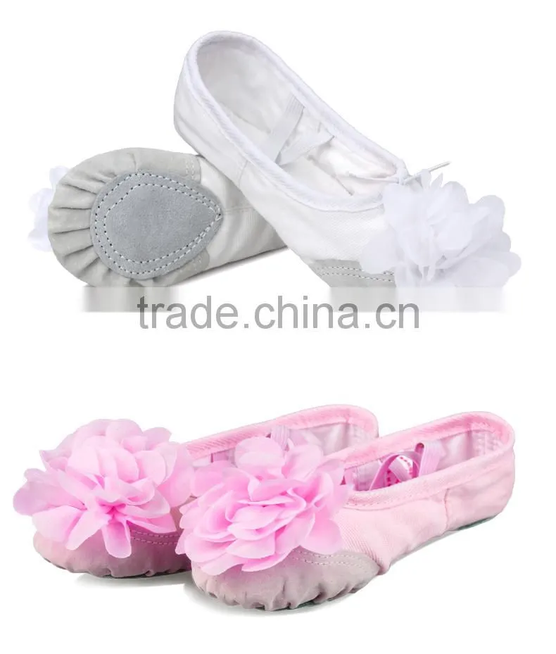 High Quality Soft Canvas Dance Shoes Split Sole Ballet Shoes