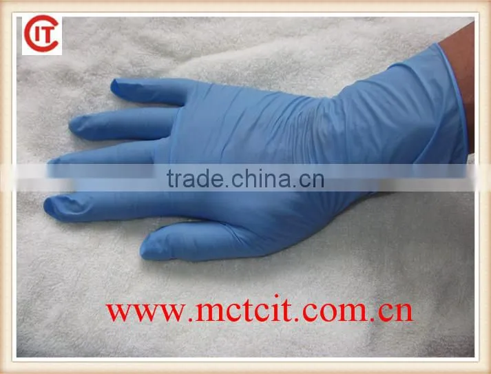 For Medical use disposable hand gloves powder free nitrile examination gloves