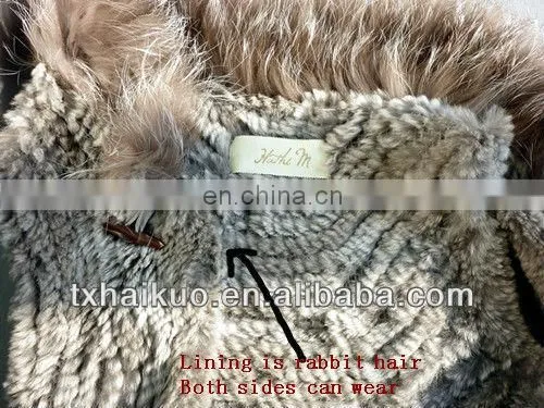 2013 Fashion women rex rabbit fur vest