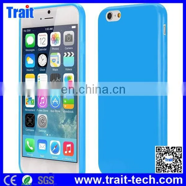 Slim Smooth Flexible Precise Cutouts Solid Color TPU Case for iPhone 6 Plus 5.5 inch