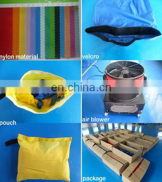 Customized Printing Mini Desktop Inflatable Tube Man / Advertising Inflatable Yellow Tube Man
