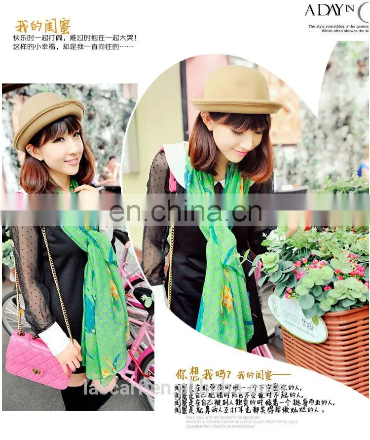 2015 Newest style fashion design long South Korea scarf shawl (PP078CL)