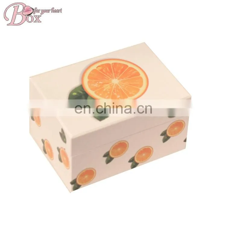 Wholesale Custom New Style Fruit Pattern Paper Storage Box