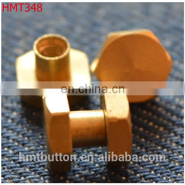 metal screw & stud for leather bag