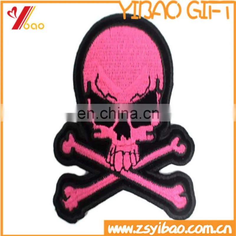 promo iron on backing small szie embroidery patch /emblem patch for advertising