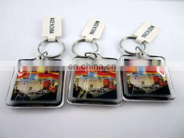Clothing shape with custom design card inserted blank Acrylic keychain