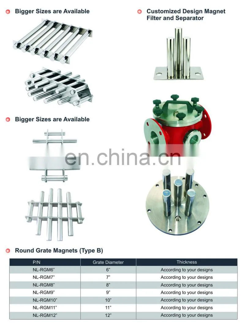 strong cheap Magnetic Grate