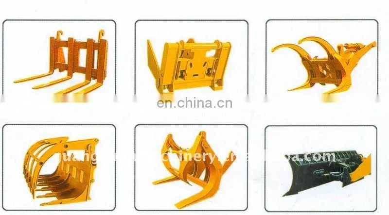 4wd 1.2ton Skidsteer Loader with Snow Blade