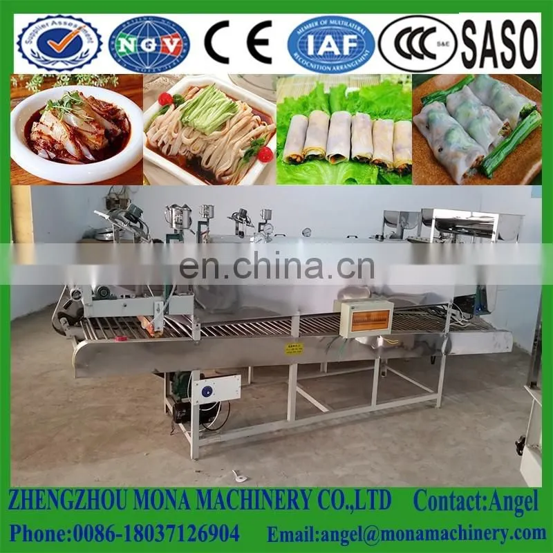 Chinese snack steamed cold rice noodles making machine tamales machine