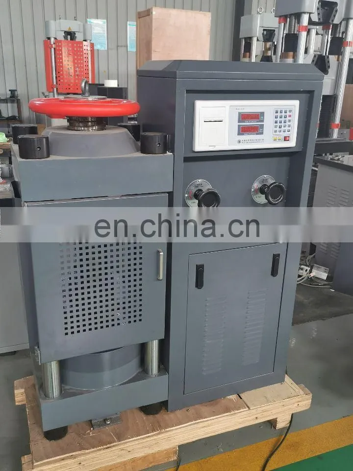 YAW-3000kn automatic soil consolidation cube compression testing machine