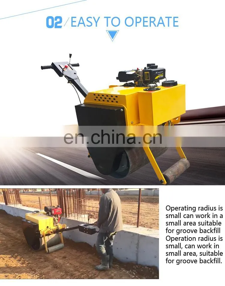 New design mini road roller single drum road roller