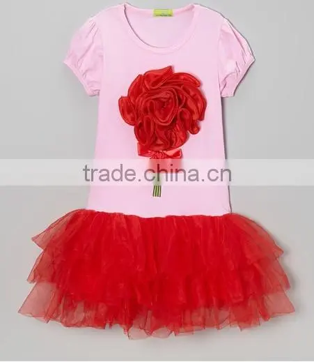 Chiffon top + skirt set,baby pettiskirt, tutu top, Girls Tutu Skirt