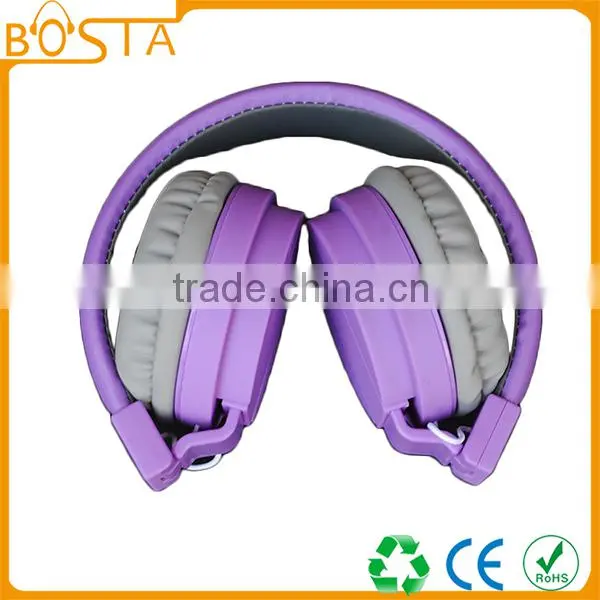 Newest stylish cool kids fashionable best quality cheap stereo headphones 2016