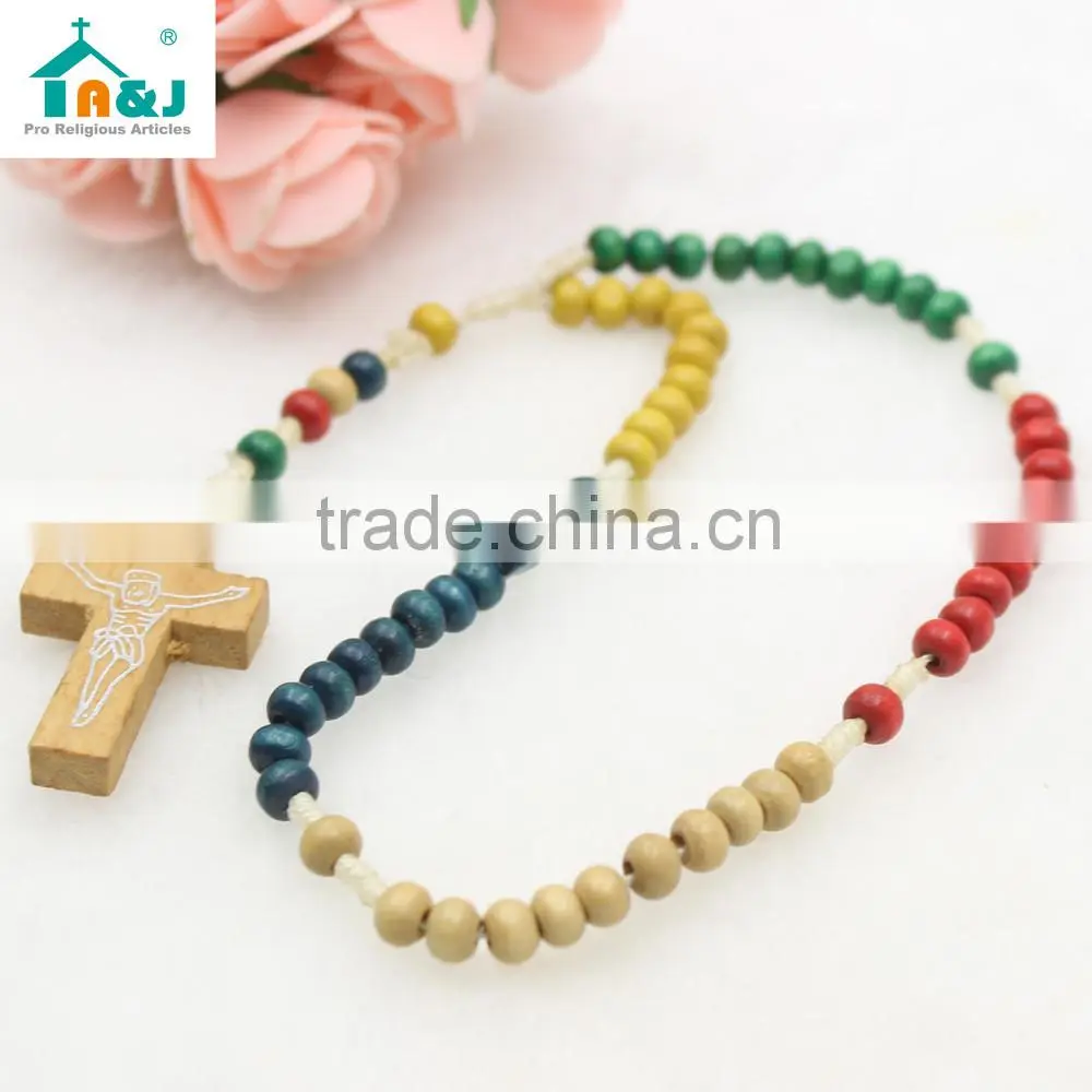 A&J Missionary Wooden Round Rosary