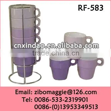 Professional Hot Sale Colored Porcelain Promotion Cup for Kids Travel Tea Cup