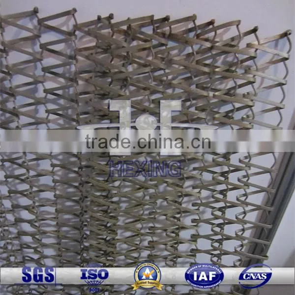 stainless steel double wire spiral woven conveyor belt