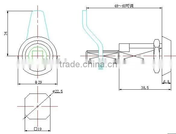 Cabinet panel lock