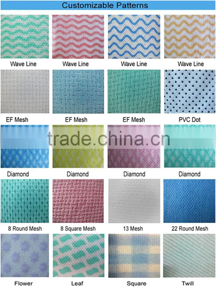 High quality CE certificated household spunlace non woven wipe