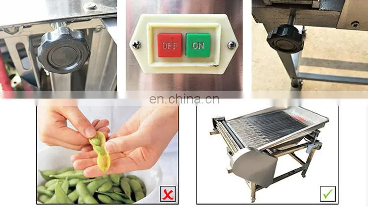 Automatic Green Pea Soybean Sheller Shelling Machine Price For Sale