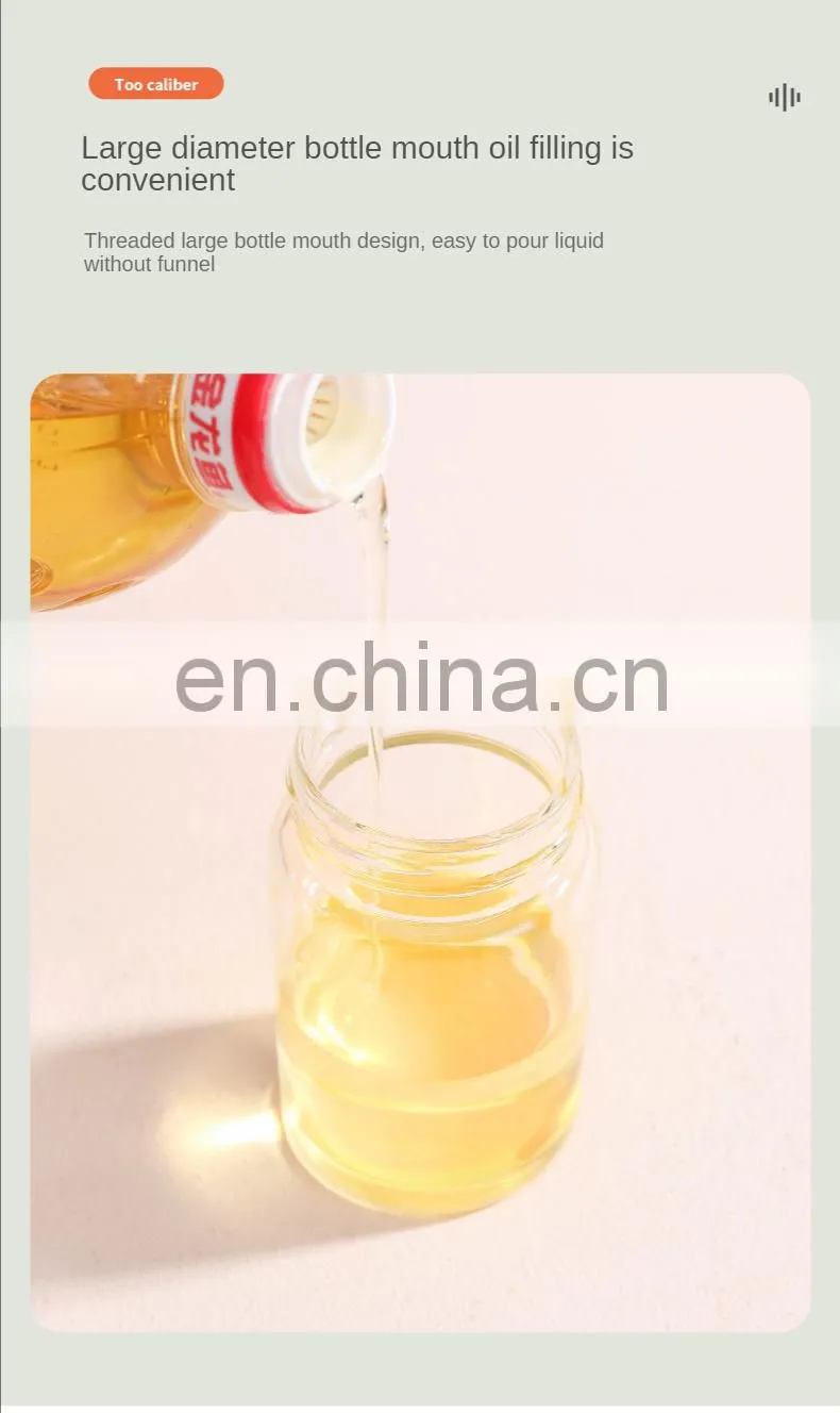 kitchen Oil Dispenser with Brush Silicone Oil Dispenser Brush Glass Container Barbecue Spray Bottle for Kitchen Accessories