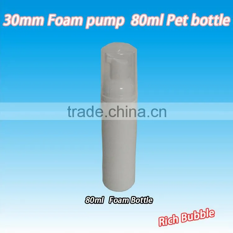 30mm 80ml plastic foam pump bottle