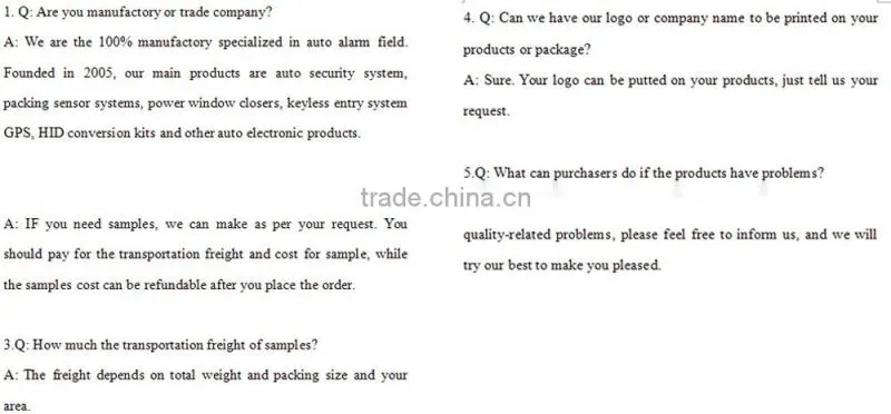 Hot sale excellent quality power window system for 2/4 windows