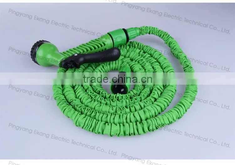 Expands 3X length expandable garden hose for the gardener