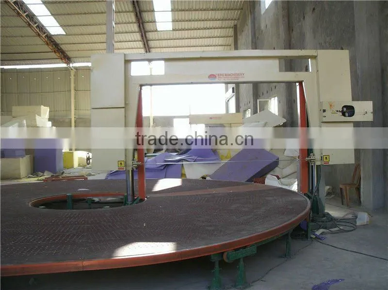 ERS - HC02 Horizontal carousel splitting round table cutting foam sponge machine