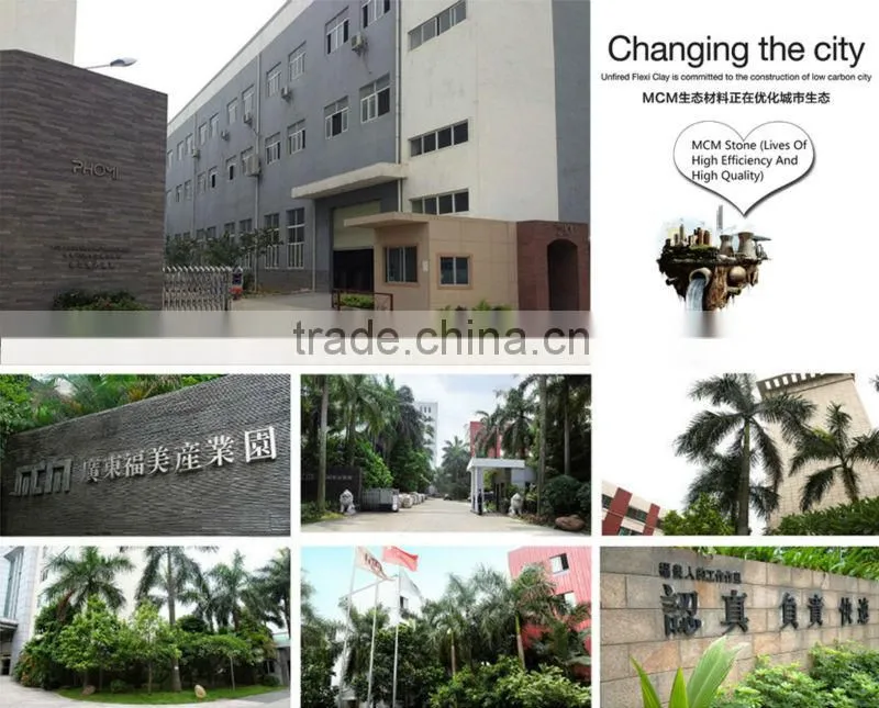 Flexible clay interior and exterior decorative Artificial stone