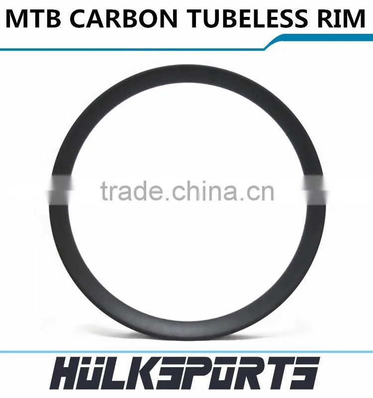 26er Full Carbon Tubuless Bicycle Rims Toray T700 Carbon Rims For Mountain Bicycle Glossy/Matt Carbon MTB Bike Rim