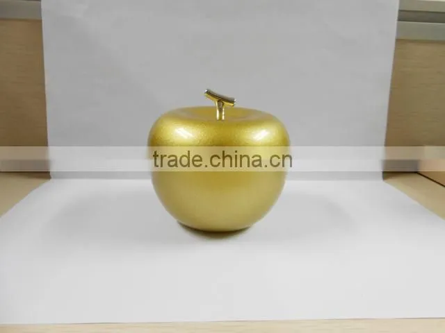 Painted Apple Shape Stainless Steel Spice Jar