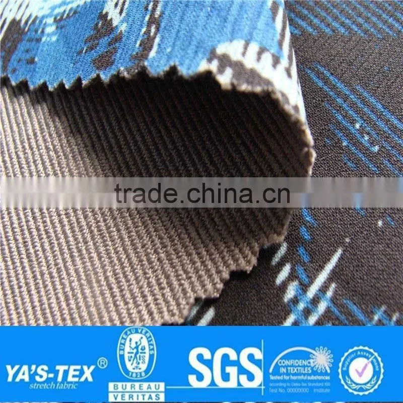 Water repellent fabric Bamboo stretch Fabric bamboo print fabric for riding breeches