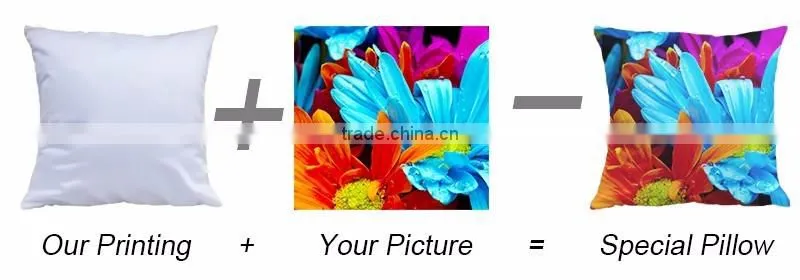 sublimation heat transfer printing pillow cover for DIY